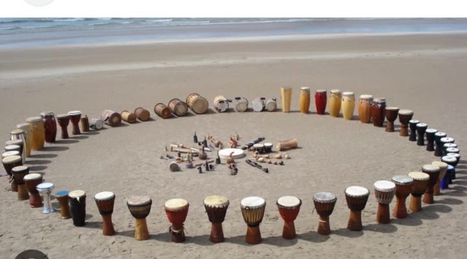 Muzic Box drum circle performance in South Florida